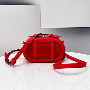 Circular F Designer Luxo Bolsas de câmera cruzadas de luxo Bolsas de câmera feminina Moda New Style Bags de ombro trancado Lady Lady Card Purses Wallet Suede Calfskin