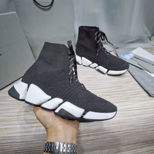 New 5A Famous designer women's short boots advanced vacuum mold combination outsole elastic socks and shoes knitted fabric breathable and deformation free
