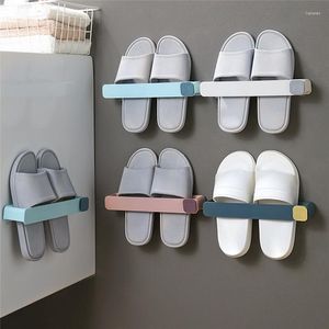 Kleidungsaufbewahrung, Heim-Organizer, stark haftender Schuhständer, Badezimmer-Wand-Schuhhalter, platzsparend, klebrig