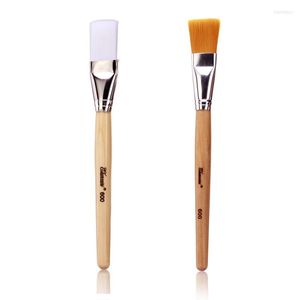 Makeup Brushes 1pc Soft Hair Wooden Handle Mask Foundation Brush Face Mud Mixing MultiFuncial Cosmetic Applicator Tools