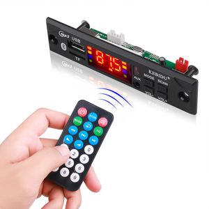 Atualização de áudio do carro Bluetooth 12V MP3 Player Módulo WMA Decodificador Linha de 3,5 mm no USB TF FM Rádio sem fio Audio Receber