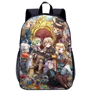 School Bags Rune Factory Backpack Girls Boys Cool Game Cartoon Print Teenager Travel Laptop Bag 17in Schoolbag Season