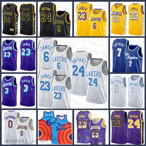 Wholesale 23 6 3 0 7 Los Angeles''Lakers''Kobe''Bryant''Mens Basketball Jersey LeBron James Anthony Russell Westbrook Davis Carmelo Anthony Grey