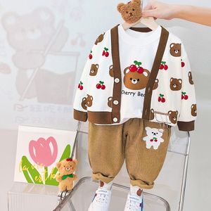 Spring Baby Boys Clothing Sets Girls Sportswear Kids Coats T Shirt Pants Children Brother Sister Costumes Infant Clothes Outfits