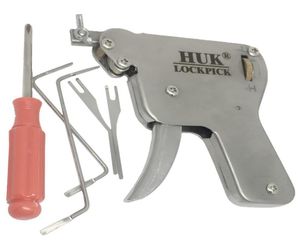 HUK Lock Pick Gun Locksmith Tools Lock Pick Set Door Lock Opener Picking Tool Bump Key Padlock212y