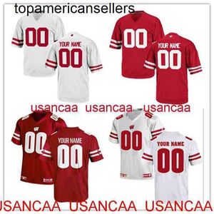 Embroidery custom Wisconsin Badgers Football Jersey Any name number Men's Women's Youth XS-5XL 6XL Jersey
