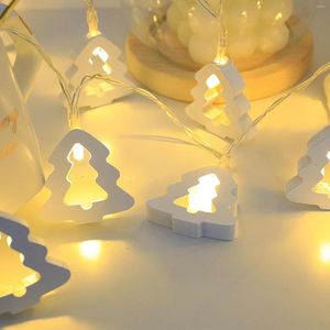 Cordas pequenas cordas leves luzes de natal led rede de madeira ao ar livre malha de neve flake igicle