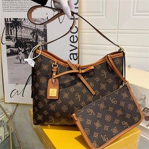 2022 Luxurys Tasarımcıları Yüksek Kaliteli Akşam Çantaları Moda Kadınlar Klasik Crossbody Çantaları Olması Gerekiyor Alışveriş Çantası Para Tutucu Bayanlar Omuz Çantaları 2 Set