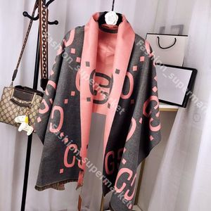 2023 Winter Scarf Women Cashmere Lady Stoles Design Print Female Warm Shawls and Wraps Thick Reversible Scarves Blanket A3