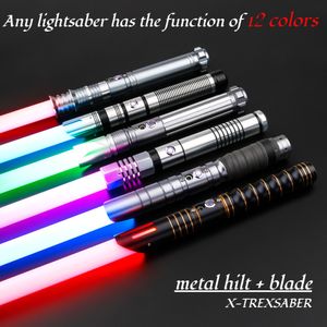 LED Işık Çubukları Saber Xenopixel Neo Pixel Jedi Kılıç Kılıç Lazer Savaş Blaster Hiltblade Hediye Oyuncaklar Cosplay Smooth Swing TXQ 221125