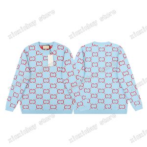 Xinxinbuy Men DesignerパーカースウェットシャツパリレッドダブルレターJACQUARDセーター