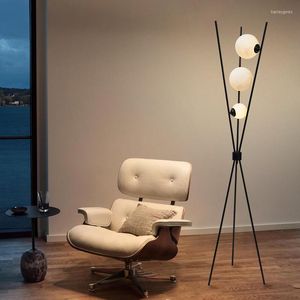Floor Lamps Nordic Lamp Led Moon Lighting Fixture Luminair Living Room Bedroom Study Corridor Hallway Aisle Decor Tripod Table Light
