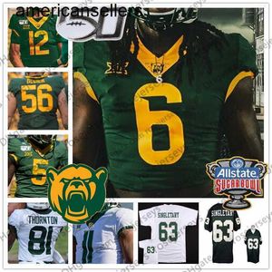 Dostosuj Baylor 2022 Football Jersey #0 R.J. Sneed 5 Denzel Mims 12 Blake Shapen 18 Drew Estrada 86 Ben Sims 150th Sugar Bowl Men Młodzież Kid Jersey