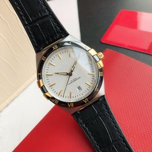 Men's mechanical watch 41mm gold dial black ceramic ring mouth ultra high quality Japanese movement automatic wind-up 5th generation constellation diving watch