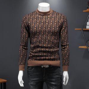 Designerskie swetry męskie 100% bawełniane długie rękawy dla męskich damskich klasyczne gładkie bluzy jesienne zimowe ciepłe wygodne skoczki m-5xl