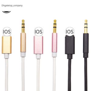 Para Lightning to 3,5mm Jack Audio Cable Car Aux iPhone 7 8 X XR Transferência de fone de ouvido masculino 1M