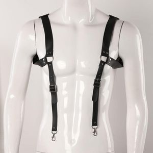 Gürtel Herren Body Strapse Harness Gürtel Gothic Punk Leder Fesseln Strap Kostüm Sexy Brust Schulter Cosplay Clubwear