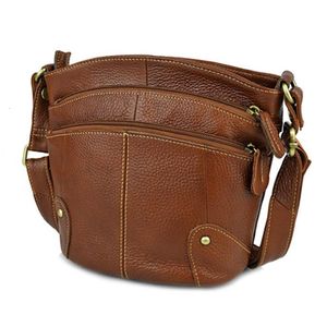 Torby wieczorowe 100% Cowhide Women Crossbody Torka Oryginalna skóra Small Messenger for Ladies Shoudler Bolsa Feminina Bolso Mujer AR01 221125