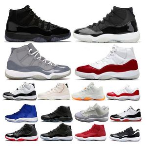 Jumpman 11 11s Men Basketball shoes bred Cherry Cool Grey Instinct 25th Anniversary bred concord Mens Women Cap and Gown Trainers Sneakers