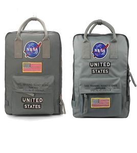 NASA Ryggsäckar SS National Flag Designer Ryggsäck Mens Womens Design Bag unisex Studenter Bags243B9389651