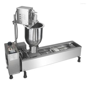 Br￶dtillverkare 3 Formar Donut Maker Fryer Machine Timer Automatisk miniframst￤llning med stekfunktion och timing