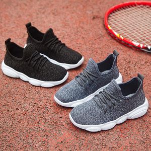 Athletic Shoes Air Mesh Sneakers Kids Summer Trainer Big Boys Girls Breathable Slip On Teenage Student Tenis Sport