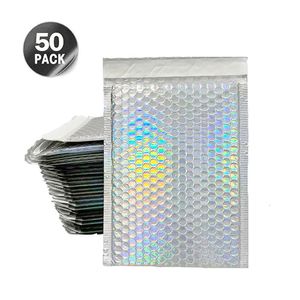 Sacos de correio 50pcs bolhas mala direta envelopes coloridos coloridos