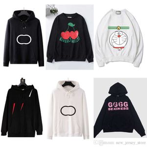 Mens Womens Designers Plus Size Hoodies Brands Man Sweatshirts Men's Luxurys Clothing Street Black White Long Sleeve Clothes T shirt G883547