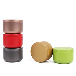 Scatole portaoggetti Contenitori Mini Scatole portaoggetti in metallo Scatole portaoggetti piccole lattine sigillate Contenitore per caffè Tè Caramelle 823 B3 Drop Delivery Home Gar Dhqav