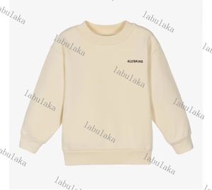 designer kids boys girls hoodies oversize loose hooded French sweatshirt classic lEmbroidered printing in apricot letters NECK PULLOVER streetwear baseball