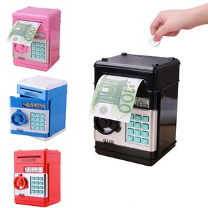 Storage Boxes Bins Electronic Piggy Bank Safe Money for Children Gift Digital Coins Cash Saving Deposit ATM Machine Password 221128