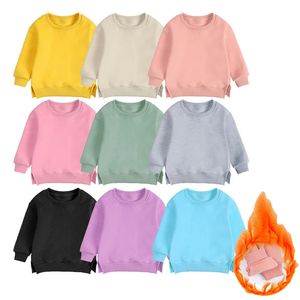 Pullover jesienna zima esential dla dzieci chłopcy ubranie dla dzieci ciepłe polarowe odzież wierzchnia solidne bluzy do dla dzieci kurtka 221125