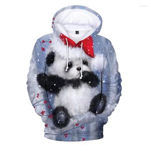 Herrtröjor herr hoodie 3d Printhoodies män huva tröja fickfack panda för kvinnor