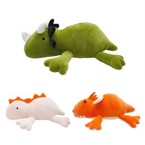 Grande bambola di dinosauro peluche cartone animato animali di peluche cuscino morbido compagno di bambino regalo di compleanno per bambini ragazze giocattoli 38 cm