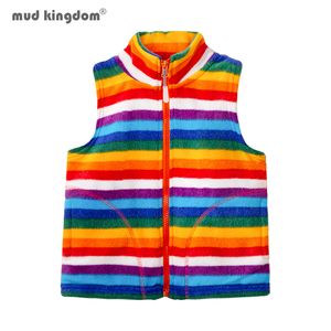 양복 조끼 mudkingdom kids vest jest jackets 가을 겨울 양털 양털 어린이 아우터웨어 코트 가벼운 캐주얼 귀여운 폴카 점 패턴 소년 221125