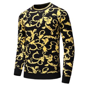 Erkek Sweaters Örgü Süveter Ekibi Boyun Uzun Kollu Erkek Moda Tasarımcı Mektupları Sonbahar Kış Kıyafetleri İnce Fit Altılar Erkek Sokak Giyim Üstleri M-3XL #Q5