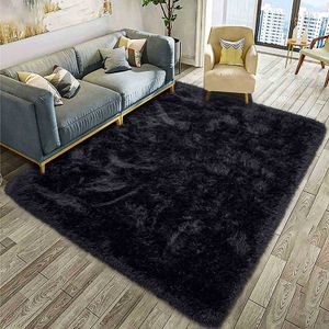 Fluffy Soft Kids Anti-Skid Large Fuzzy Shag Fur Area Rugs Modern Indoor Home Living Room Carpet Children Bedroom Rug