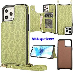 Mandragora Pattern Luxury Wallet Cases متوافقة مع iPhone 14 Pro Max 13 12 11 XR XSMAX 8PLUS CARDER CARD