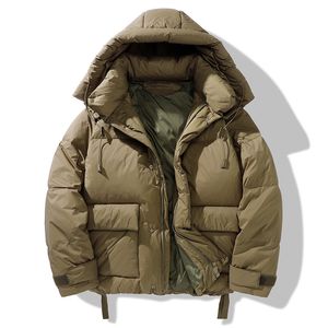 Men's Down Down Parkas Winter Jacket Coat Mountain Hard Waer Break Winds Off Loose The European and American Style 221124