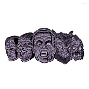 Brosches The Monster Squad Poster Inspired Brosch Fantasy Horror Movie Badge Halloween Accessory Metal Pins