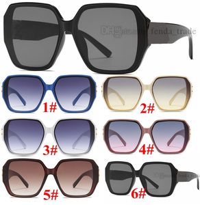 Frauen Übergroße Quadratische Sonnenbrille Vintage Großen Rahmen Frauen Sonnenbrille Fashion Shades Gafas De Sol 6 farben 10PCS