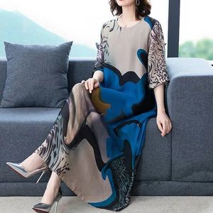 Повседневные платья Siketu Свободные стройные печатные платья Женская модная печать