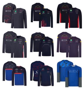 F1 Team Driver T-shirt Men's Summer Quick-drying Racing Suit Plus Size Custom Long Sleeve T-shirt
