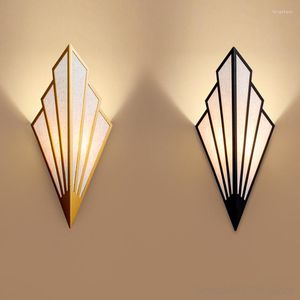 Wandlampen Loft Vintage Fan Licht Lampe LED-Beleuchtung Nachttischlampe Wohnzimmer Gang Spiegel Lichter Badezimmer