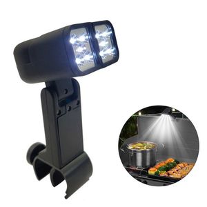 Accessori per utensili per barbecue Luce per griglia portatile Luci a LED Torcia Lampada per illuminazione con maniglia Clip di montaggio per barbecue Accessorio per esterni 221128