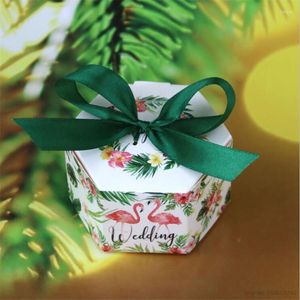 Present Wrap Creative Marbling Style Candy Boxes Wedding Favors Party Supply