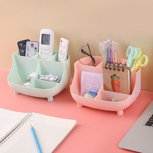 Altro Home Storage Organizzazione Creative 6 Gird Desktop Organizer Portapenne Multifunzionale Scrivania Trucchi Matita Scatola Scuola Cancelleria per ufficio 221128