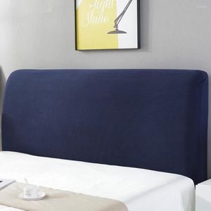 Stol täcker hjälpsam huvudgavel Slipcover Soft Solid Color Bedside Protector Cover Bekväm att röra sänghuvudet