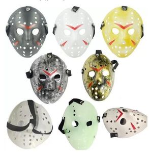 Mascaras de mascarada de cara completa de 6 estilo Jason Cosplay Skull Mask Jason Vs Friday Horror Hockey Halloween Masilla de fiesta Festival Festival Mascaras GC1128x2