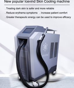 2023新しい人気のあるアイスウィンドクールセラピーマシンクールパルス凍結療法レーザーデバイスでの冷気冷却システムレーザー治療中の痛み緩和肌の冷却